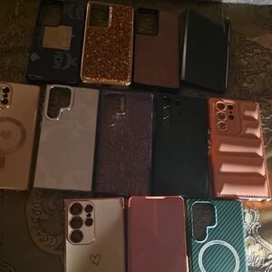 Samsung Stylish Black, Gold, and Rose Cases